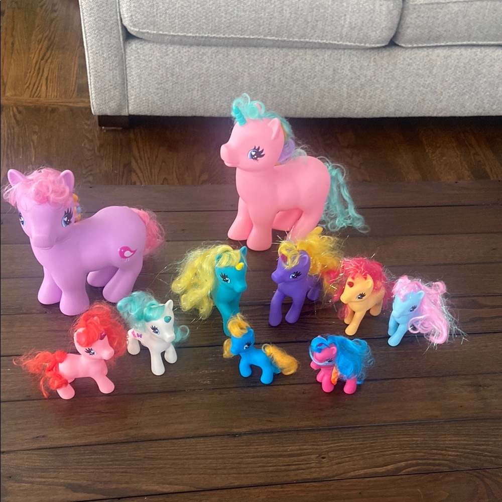 Pink and Purple Pony Doll Set with Accessories